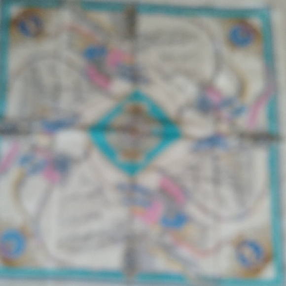 A- NWT Elegant Nautical Print Scarf - Picture 5 of 11